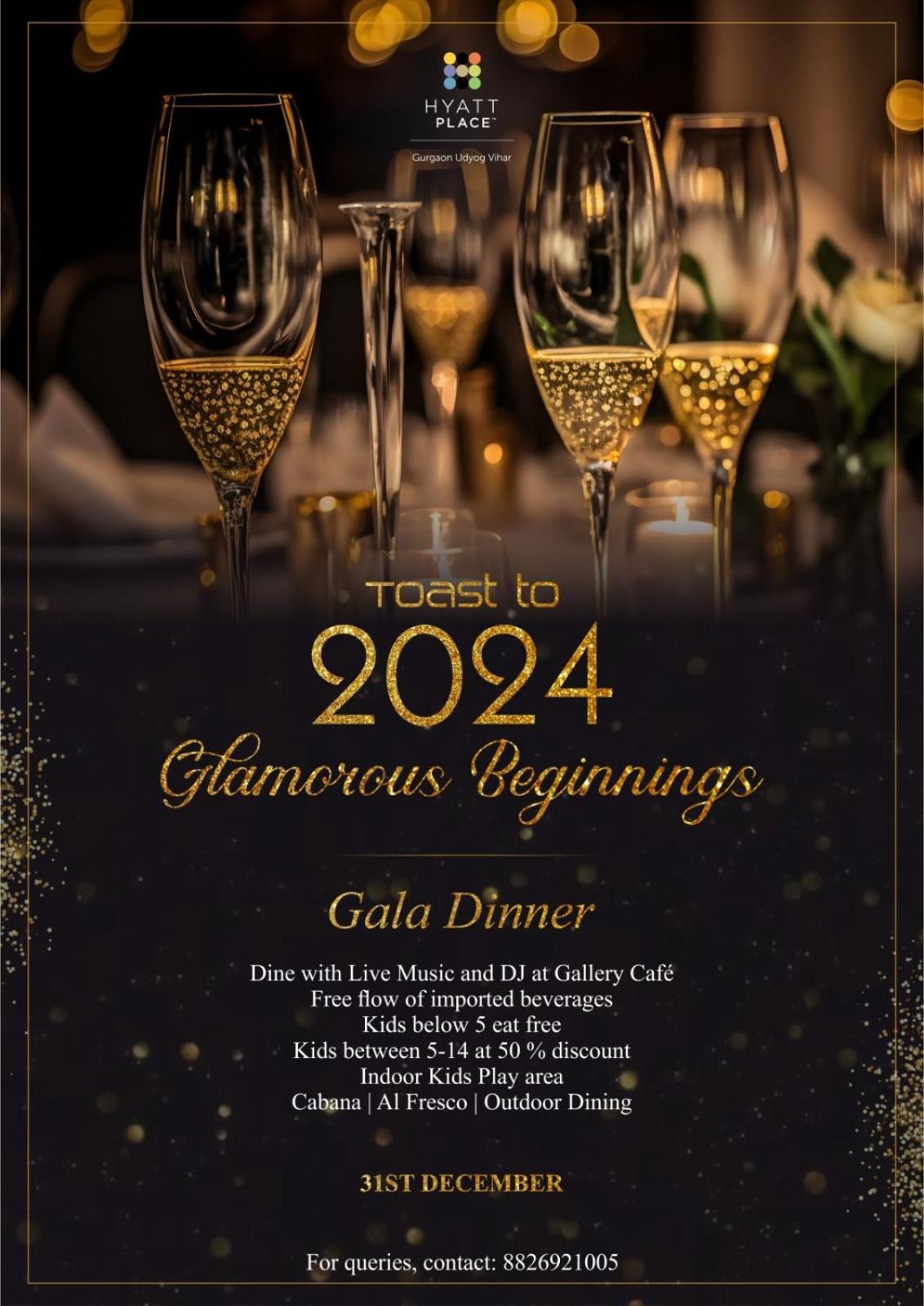 Hyatt Place Gurgaon Udyog Vihar Extérieur photo New Year's Eve Gala Dinner at Gallery Cafe